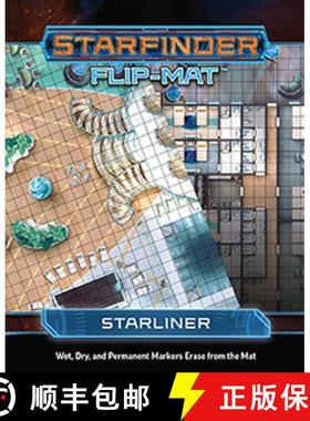 【3-4周达】Starfinder Flip-Mat: Starliner: Starfinder Flip-Mat [9781640781573]