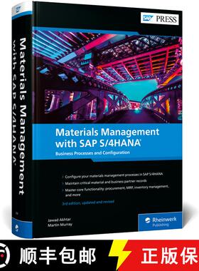 【3-4周达】Materials Management with SAP S/4hana: Business Processes and Configuration [9781493225385]