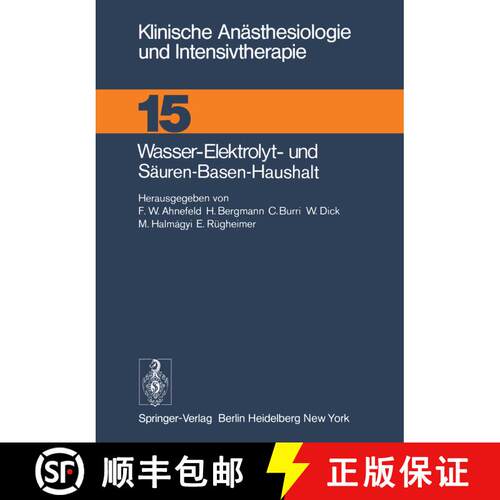 【3-4周达】Wasser-Elektrolyt- und Säuren-Basen-Haushalt : XX. Kasseler Symposium, 18./19.2.1977 [9783540085096]