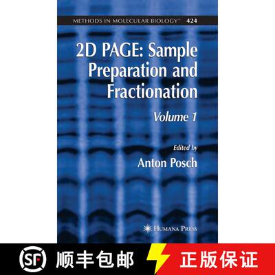 【3-4周达】2D PAGE: Sample Preparation and Fractionation : Volume 1 [9781617377426]