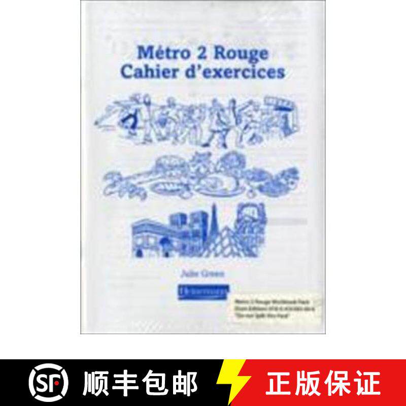【3-4周达】Metro 2 Rouge Workbook Euro Edition (Pack of 8) [9780435383046]