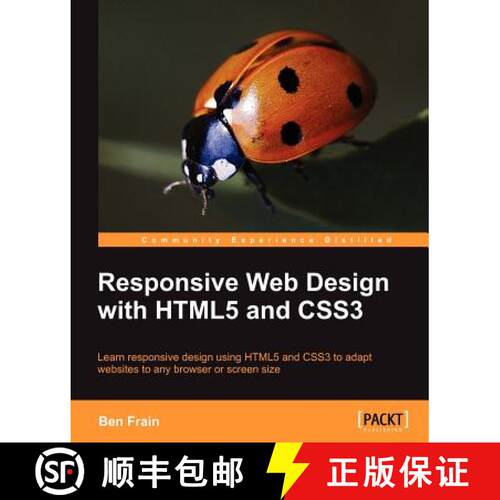 预订 Responsive Web Design with Html5 and Css3 [9781849693189]