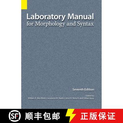 【3-4周达】Laboratory Manual for Morphology and Syntax, 7th Edition [9781556715211]