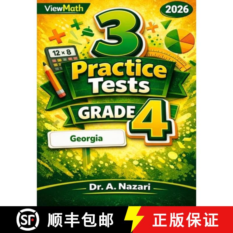 【3-4周达】3 Gerogia Milestones Grade 4 Math Practice Tests: Full-Length Test Prep with Detailed Answ... [9798895991657] - 实物图