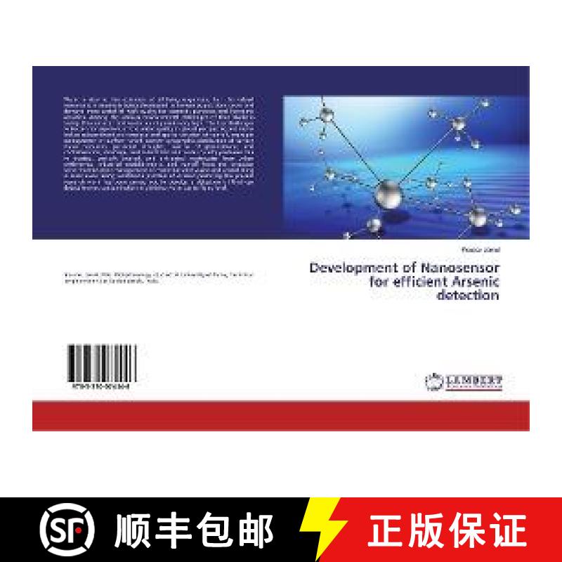 预订 Development of Nanosensor for efficient Arsenic detection [9783330074446]