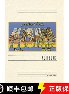 预订 Vintage Lined Notebook Greetings from Flushing, Long Island, New York [9798385419890]