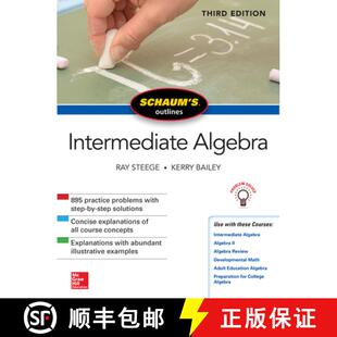 【3-4周达】Schaum's Outline of Intermediate Algebra, Third Edition [9781260120745]