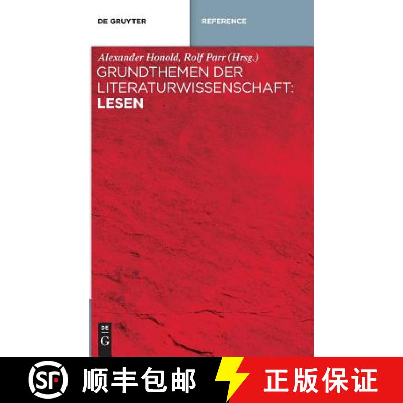 【3-4周达】Grundthemen der Literaturwissenschaft: Lesen [9783110364675]