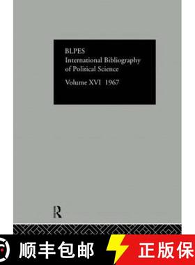【3-4周达】Ibss: Political Science: 1967 Volume 16 [9780422804202]