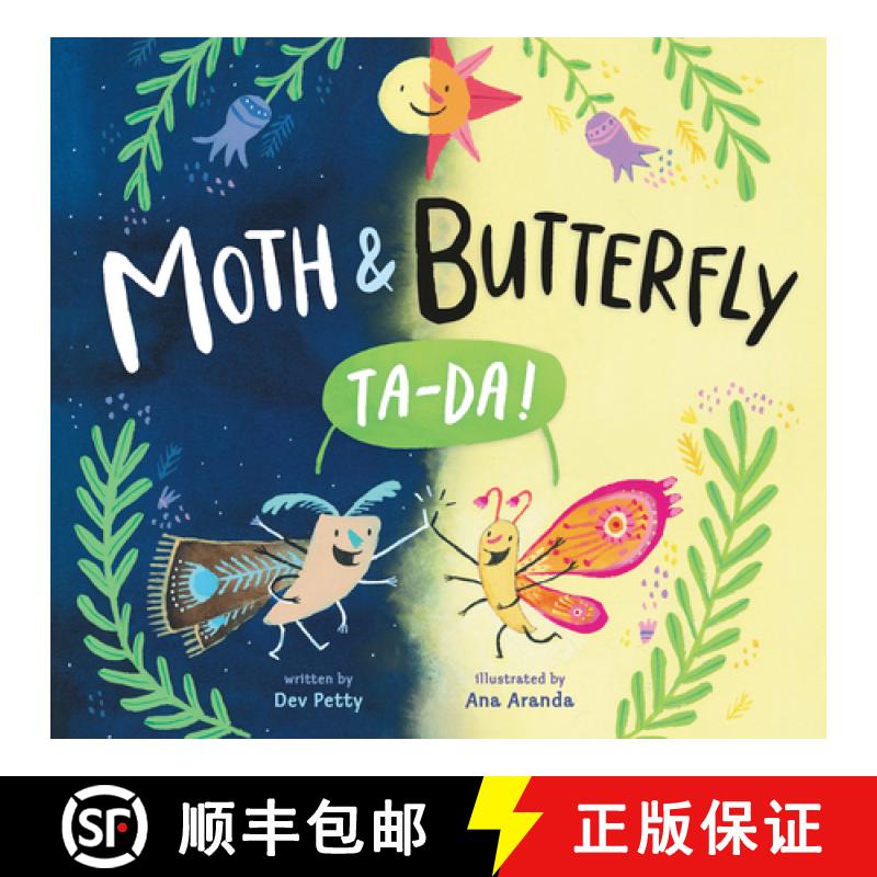 【3-4周达】Moth & Butterfly: Ta Da! [9781524740511]