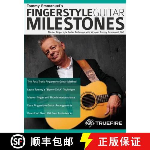 【3-4周达】Tommy Emmanuel's Fingerstyle Guitar Milestones [9781789330120]