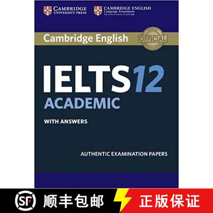【3-4周达】Cambridge IELTS 12 Academic Student's Book with Answers: Authentic Examination Papers - Ca... [9781316637821]