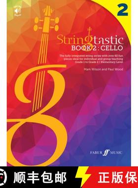 【3-4周达】Stringtastic Book 2 -- Cello: Book & Online Audio [9780571543021]