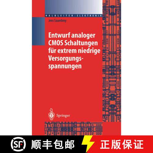 【3-4周达】Entwurf analoger CMOS Schaltungen für extrem niedrige Versorgungsspannungen (Softcover re... [9783642621925]