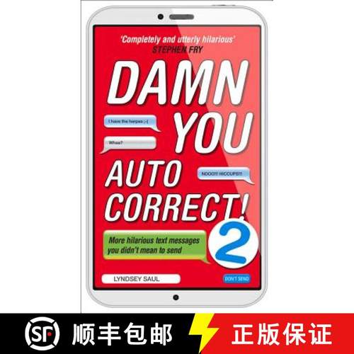 【3-4周达】Damn You Autocorrect! 2: More Hilarious Text Messages You Didn't Mean to Send [9780753541999]