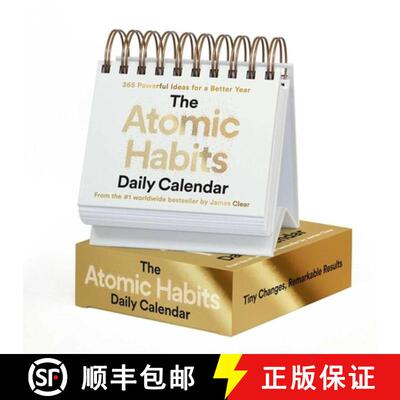 预订 The Atomic Habits Daily Calendar : 365 Powerful Ideas for a Better Year [9798893311419]
