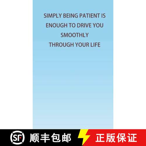 【3-4周达】Simply Being Patient Is Enough To Drive You Smoothly Through Your Life! [9789390197422]