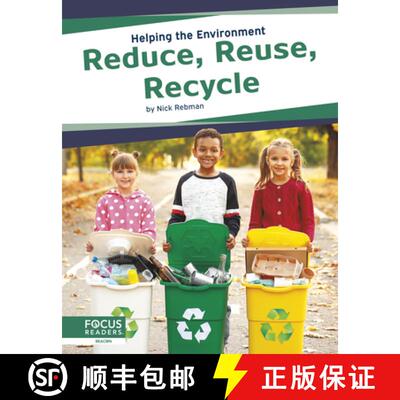 【3-4周达】精装 Helping the Environment: Reduce, Reuse, Recycle [9781644938393]
