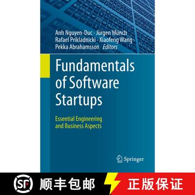 【3-4周达】Fundamentals of Software Startups : Essential Engineering and Business Aspects [9783030359829]