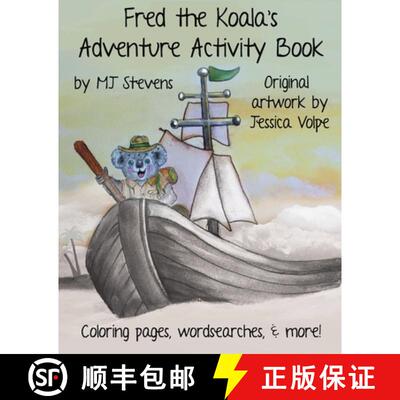 【3-4周达】Fred The Koala's Adventure Activity Book [9781733269025]