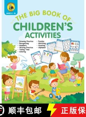 【3-4周达】Big Book of Children's Activities: Drawing Practice, Numbers, Writing Practice, Telling Ti... [9781773801032]