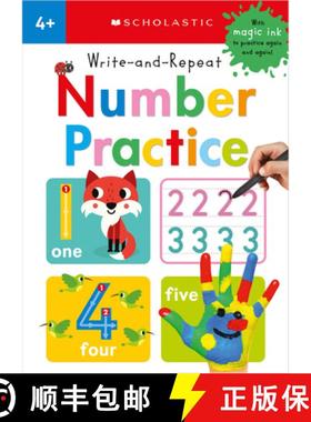预订 Write-And-Repeat Number Practice: Scholastic Early Learners (Write-And-Repeat) [9781338894875]