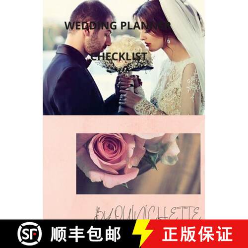 【3-4周达】精装 Wedding Planner Checklist, by Quinichette [9781387789313]