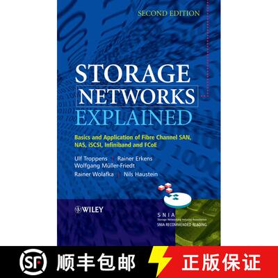 【3-4周达】精装 Storage Networks Explained - Basics And Application Of Fibre Channel San, Nas, Iscsi,... [9780470741436]