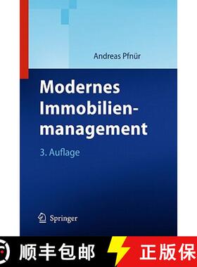 【3-4周达】Modernes Immobilienmanagement : Immobilieninvestment, Immobiliennutzung, Immobilienentwick... [9783540794677]