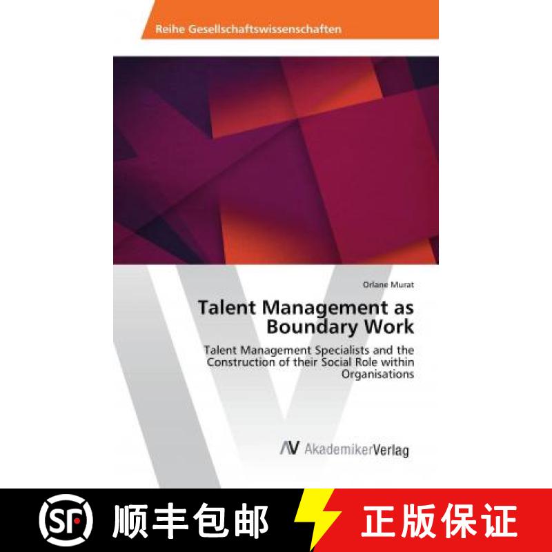 预订 Talent Management as Boundary Work [9783330514416]