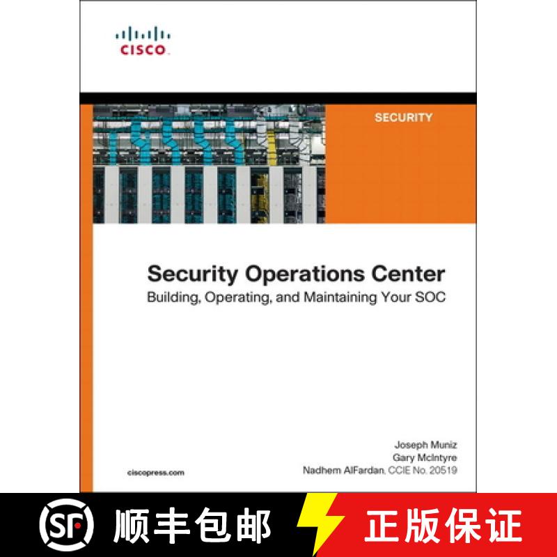 【3-4周达】Security Operations Center: Building, Operating, and Maintaining Your Soc [9780134052014]