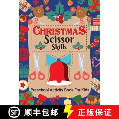 【2-3周达】Christmas Scissor Skill Activity Book for Kids Ages 3-6: Christmas Activity Book for Child... [9783364646060]