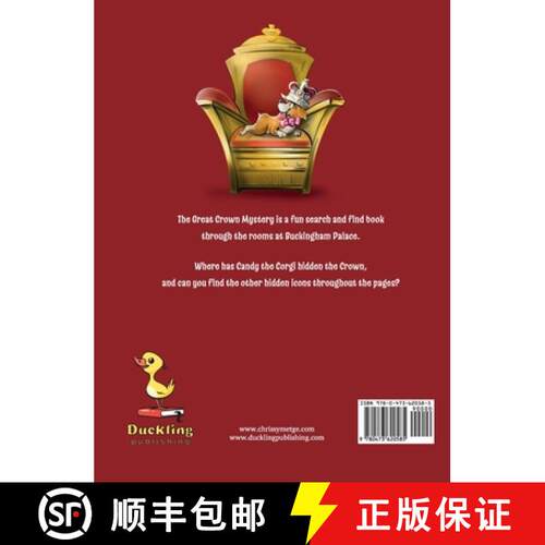 【3-4周达】精装 The Great Crown Mystery: A search and find book: A search and find book Chrissy Metge [9780473620585]