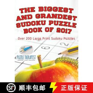 Puzzle Print The Book Sudoku and Puzzles Large 9781541941908 Over Grandest 200 Biggest 预订 2017
