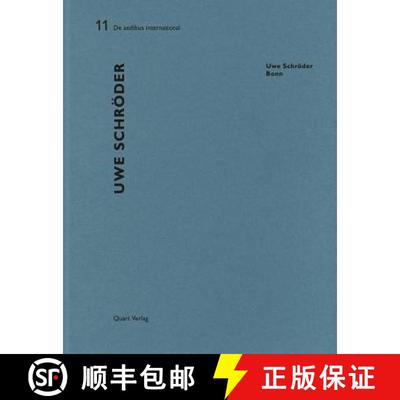 【3-4周达】Uwe Schroder: De Aedibus International 11: English and German Text: De Aedibus Internation... [9783037610831]