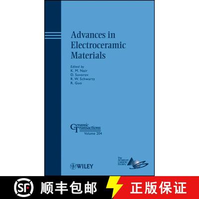【3-4周达】Advances In Electroceramic Materials: Ceramic Transactions Volume 204 [Wiley材料科学] [9780470408445]