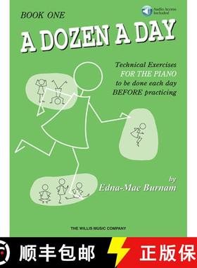【3-4周达】A Dozen a Day Book 1 - Book/Audio [With CD (Audio)] [9781458419750]