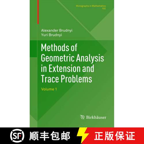【3-4周达】精装 Methods of Geometric Analysis in Extension and Trace Problems : Volume 1 [9783034802086]