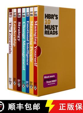 【3-4周达】Hbr's 10 Must Reads Boxed Set with Bonus Emotional Intelligence (7 Books) (Hbr's 10 Must R... [9781633693319]
