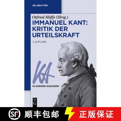 【3-4周达】Immanuel Kant: Kritik der Urteilskraft [9783110780833]
