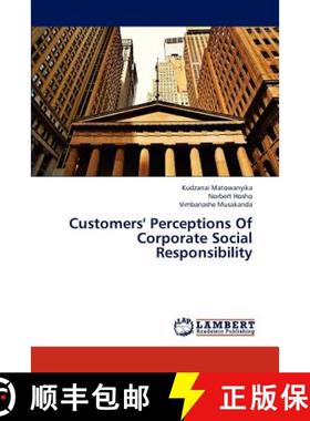 预订 Customers' Perceptions of Corporate Social Responsibility [9783847374398]