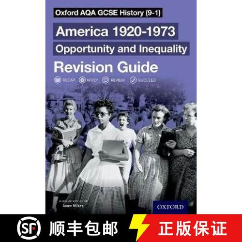 【3-4周达】Oxford AQA GCSE History (9-1): America 1920-1973: Opportunity and Inequality Revision Guid... [9780198432821]