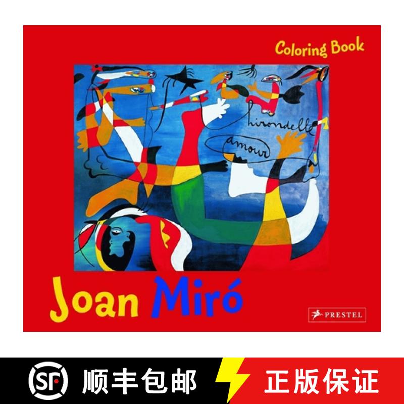 【3-4周达】Joan Miro: Coloring Book: Coloring Book [9783791370392]
