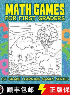 【3-4周达】Math Games for First Graders : 1st Grade Learning Games Series [9781682800041]