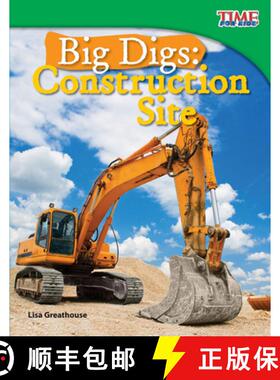 【3-4周达】Big Digs: Construction Site : Construction Site [9781433336621]