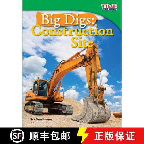 【3-4周达】Big Digs: Construction Site : Construction Site [9781433336621]