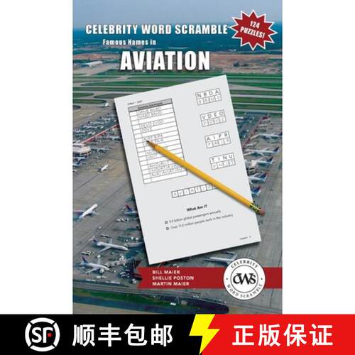 【3-4周达】Celebrity Word Scramble Famous Names in Aviation [9798994098288]