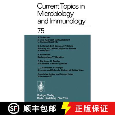 【3-4周达】Current Topics in Microbiology and Immunology / Ergebnisse der Microbiologie und Immunitä... [9783642665325]