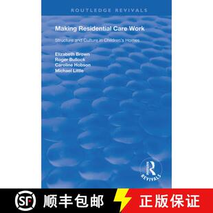 Residential Structure Making 9780367134761 Children Care 4周达 Culture and Work Homes