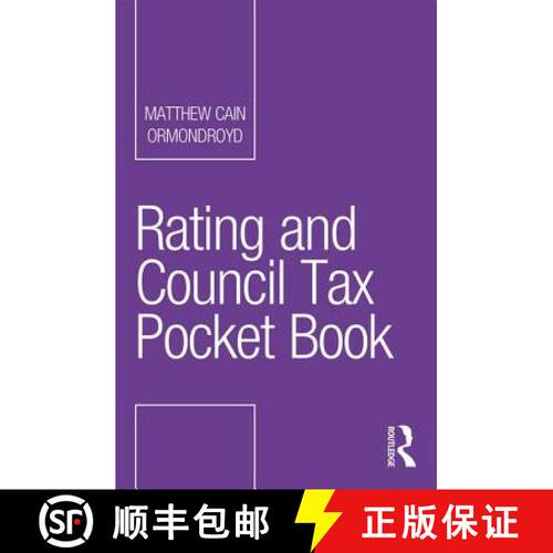 【3-4周达】Rating and Council Tax Pocket Book [9781138643802]